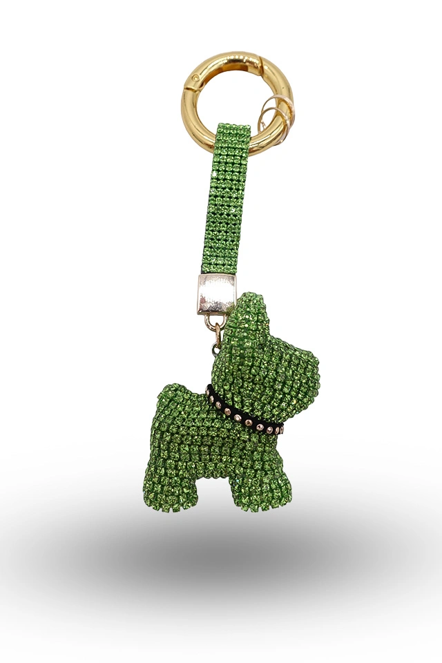 Breloc keychain cristale catel zgarda mica