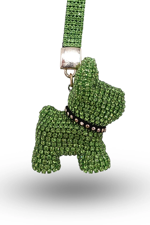 Breloc keychain cristale catel zgarda mica