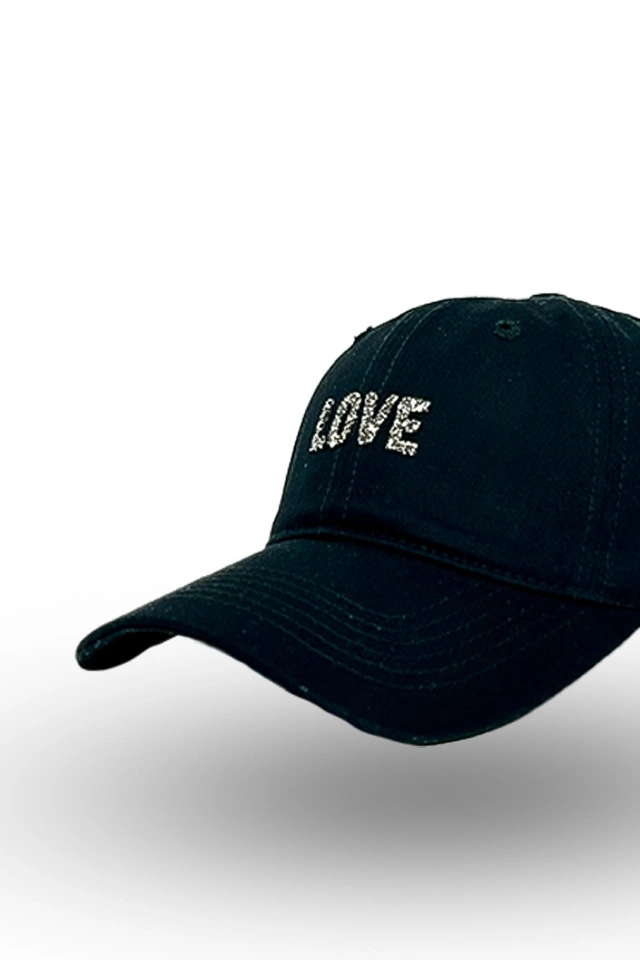 Șapcă love paiete