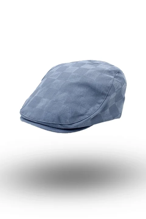 Șapcă elegantă Flatcap carouri_0
