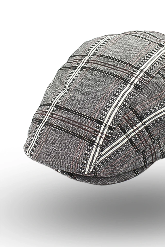 Șapcă elegantă Bakerboy carouri