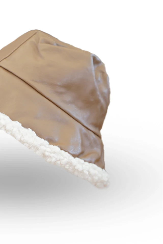 Palarie bucket hat, lana, captuseala