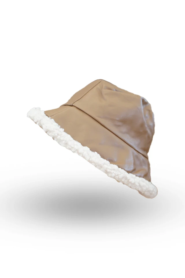 Palarie bucket hat, lana, captuseala