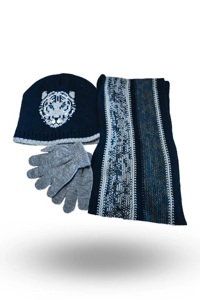 Set Cadou Iarnă Căciulă, Fular, Mănuși