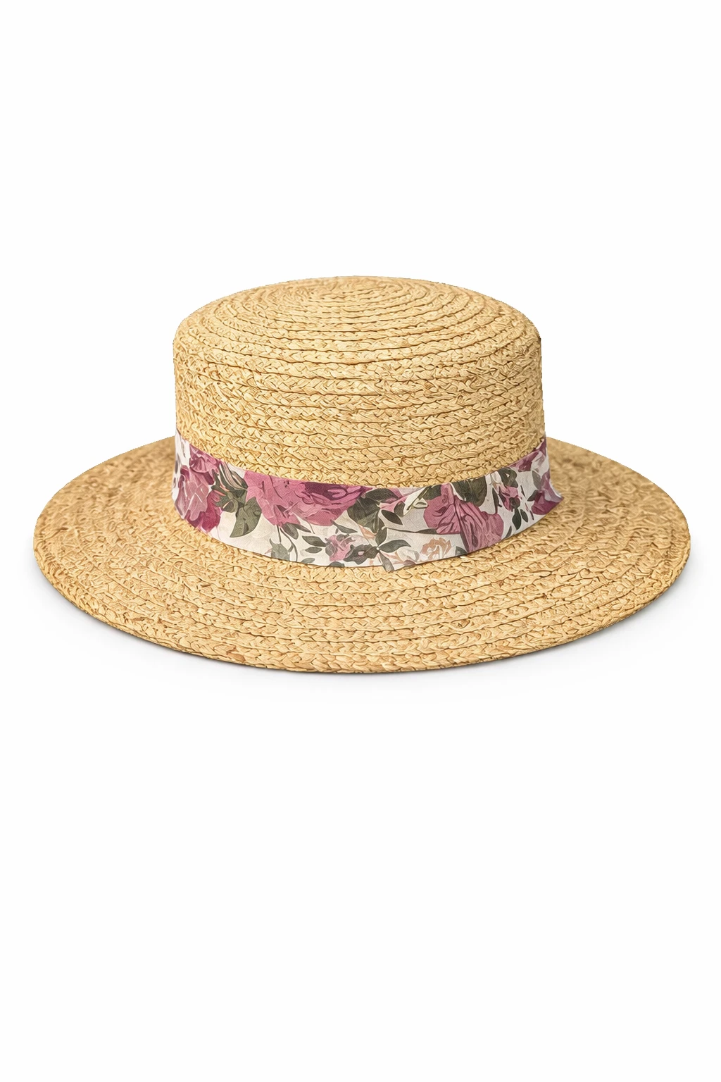 Palarie paie funda florala