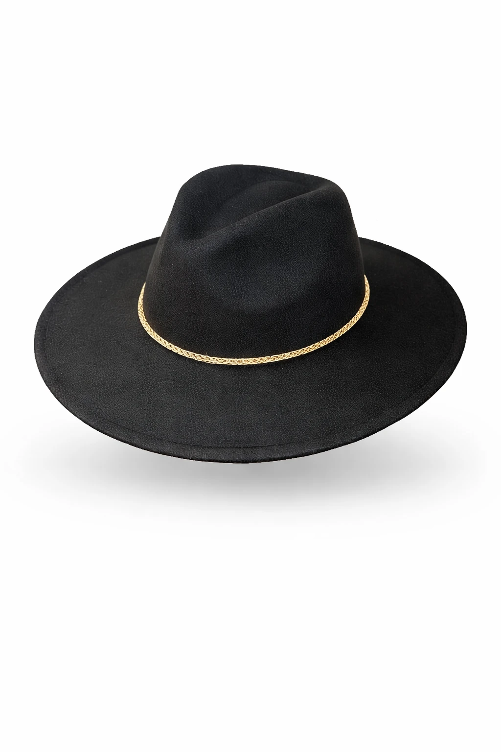 Pălărie fedora lanț auriu Trenton