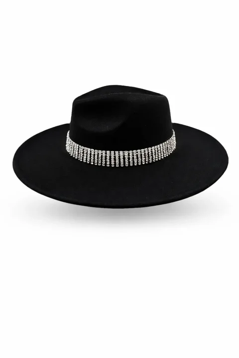 Palarie fedora eleganta pietre_0
